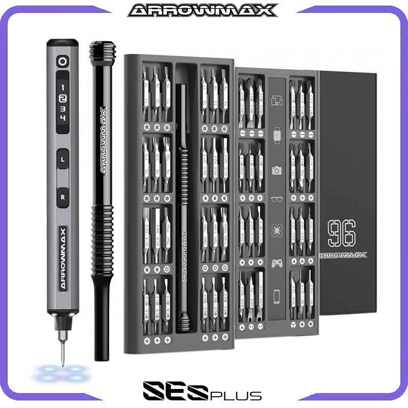 Electric Screwdriver Rechargeable Usb - Набор прецизионных электрических отверток ARROWMAX с