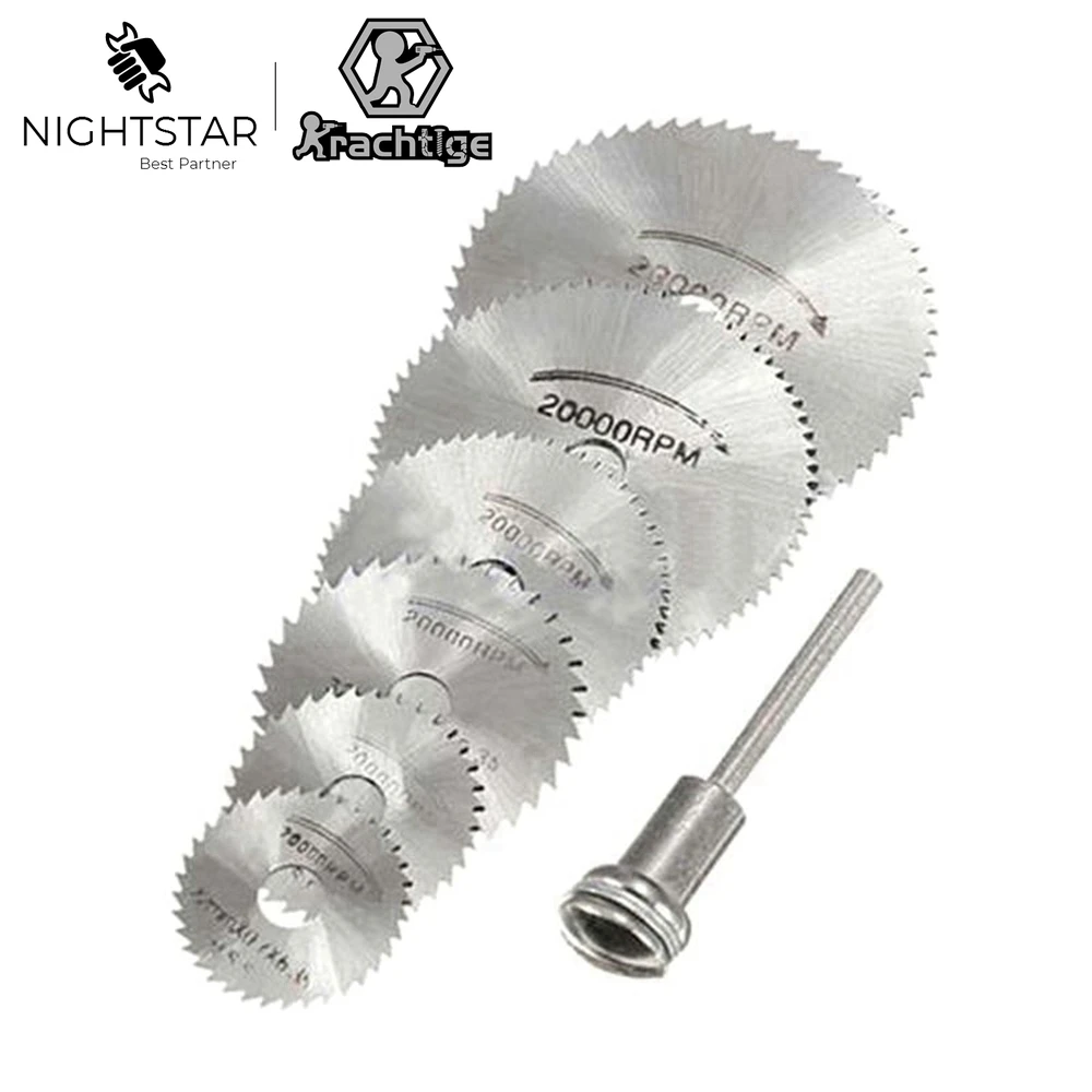 Cordless Rotary Tool Kit Accessories - 7 шт., мини-циркулярная пила из быстрорежущей