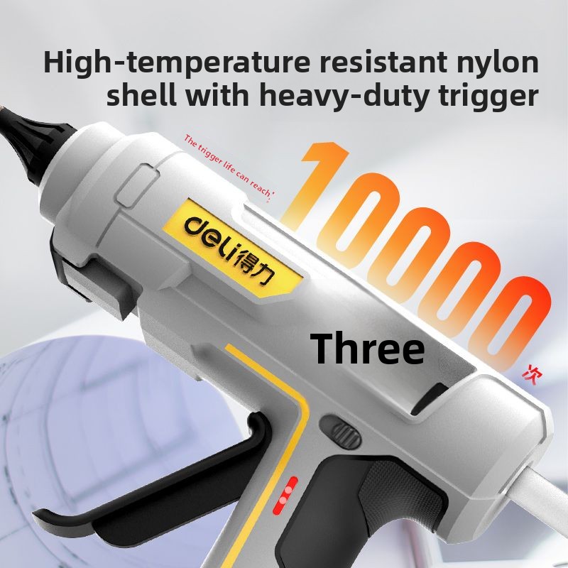 Hot Melt Glue Gun Cordless - Профессиональный термоклеевой пистолет Deli с клеевыми