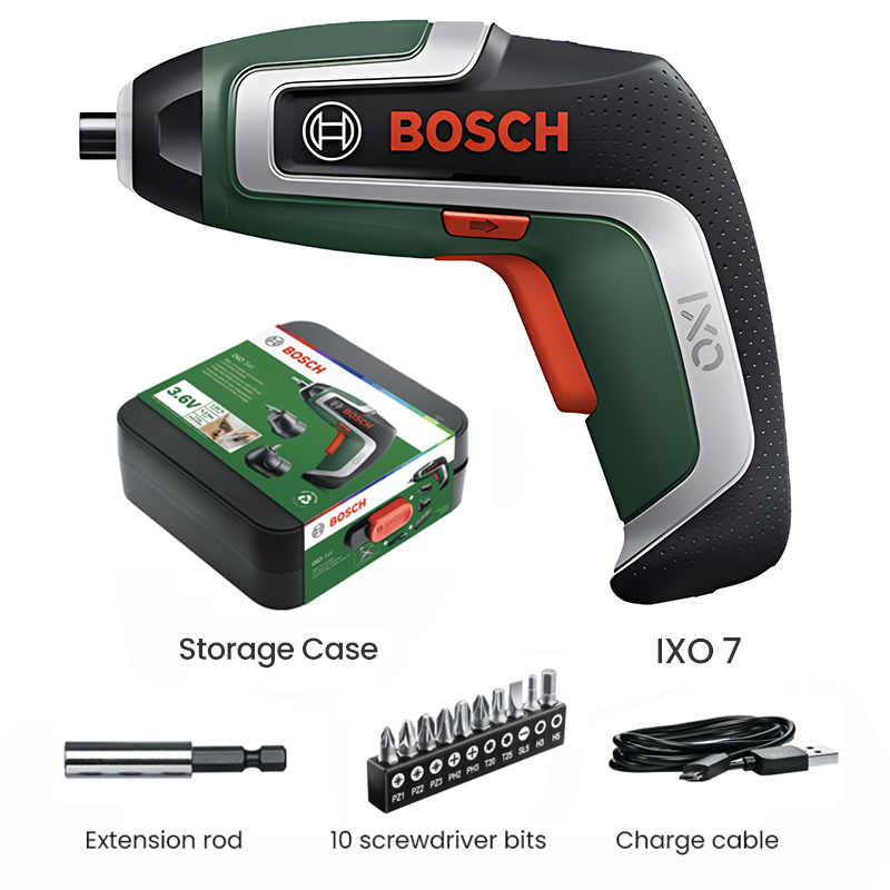 Electric Screwdriver Rechargeable Usb - Беспроводная отвертка Bosch IXO 7, миниатюрная