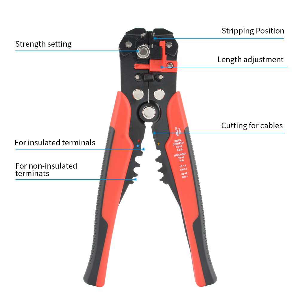 Многофункциональные клещи для  – обзор и цена Automatic Wire Stripper Cutter